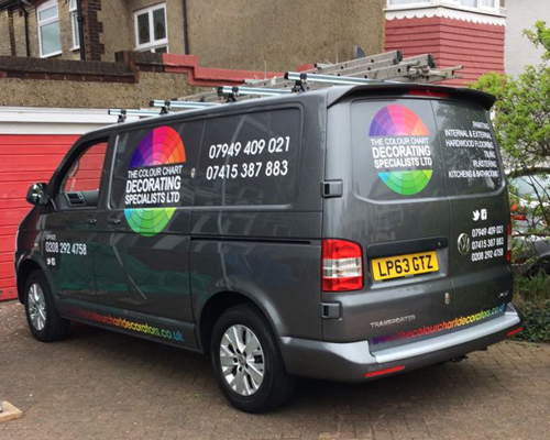 The Colour Chart Decorators Based In Mussel Hill, North London