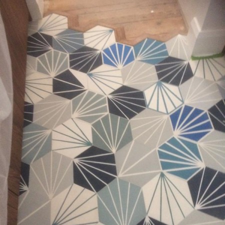 New flooring in Kitchen, Muswell Hill, N10