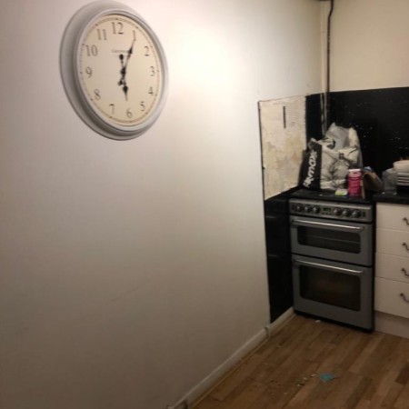 Before: New kitchen with electrics and more in Camden Town, North London