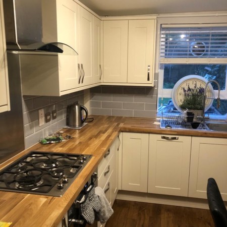 After: New kitchen with electrics and more in Camden Town, North London
