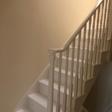 Stairs refurbishment North London, after